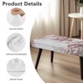 thumbnail image 6 of Whosucclay Cherry Blossom Wood Print Stretch Dining Bench Cover, Wear Resistant Bench Slipcover Washable Bench Seat Protector Rectangle Bench Cover for Dining Room, Living Room, Bedroom, 6 of 7