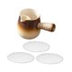 thumbnail image 5 of Tetera de cerámica de 500 ml, tetera de porcelana para hervir agua caliente con filtro de té para Estilo B, 5 of 9