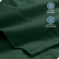 thumbnail image 3 of Bare Home Juego de Sábanas de Lujo de Franela 100 % Algodón, Tamaño Twin-XL, Bolsillo Profundo, 3 Piezas, Verde Bosque, 3 of 8