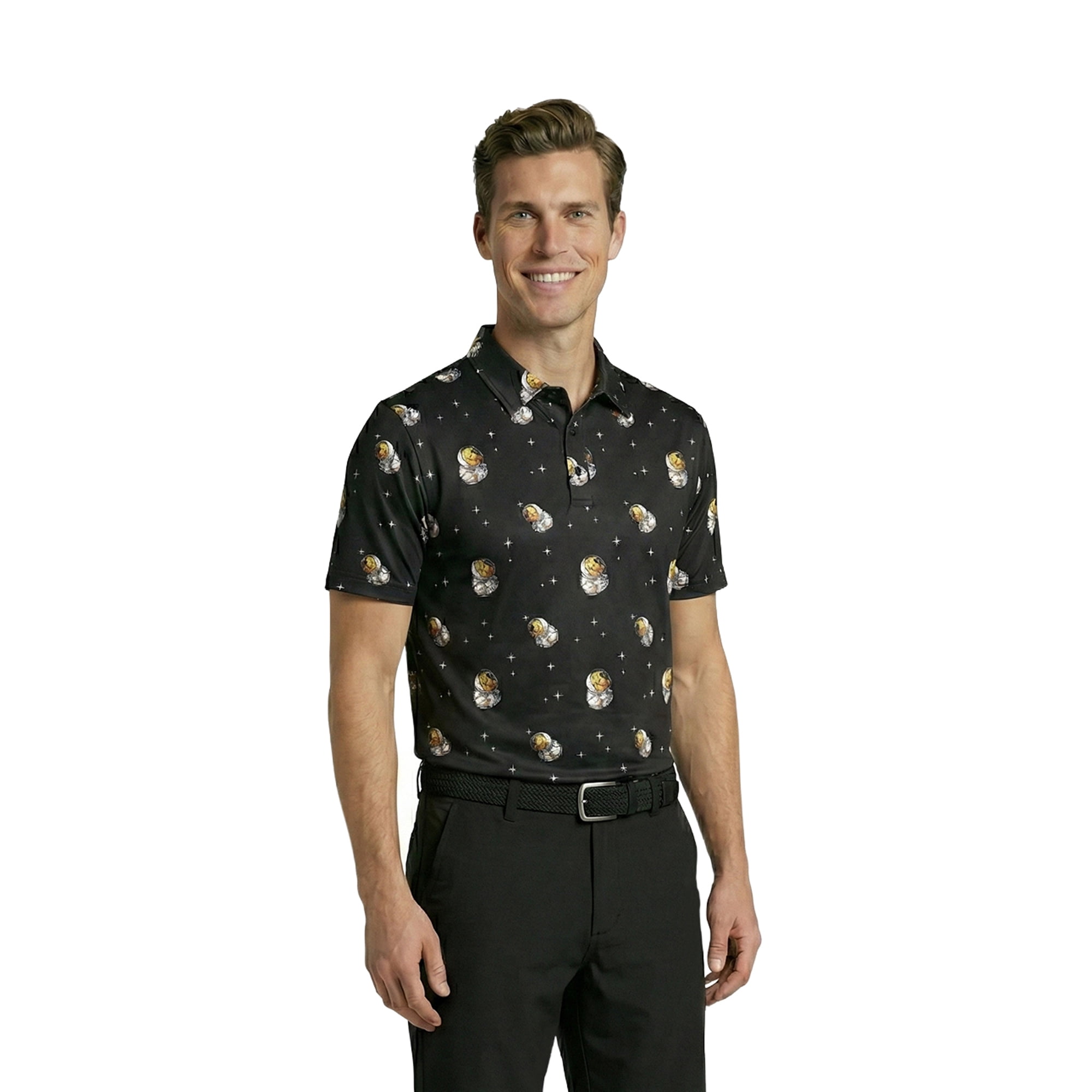 Birdie Bound Men' s & Big and Tall Golf Polo Shirts, Sizes XS-4XLT