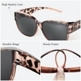 thumbnail image 5 of TINHAO Polarized Sunglasses Over Glasses for Women Men, Fit Over Glasses Sunglasses with Square Oversized UV Protection, 5 of 7