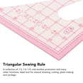 thumbnail image 3 of Triangular Rule, Multifunction Curve Sewing Rule 5Pcs  For Beginners, 3 of 8