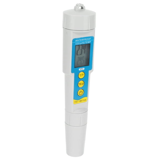 Probador PH-986 3 EN 1 Probador de de Agua PH/TDS/TEMP TEST PEN Multifuncional Medidor Portátil Multifuncional