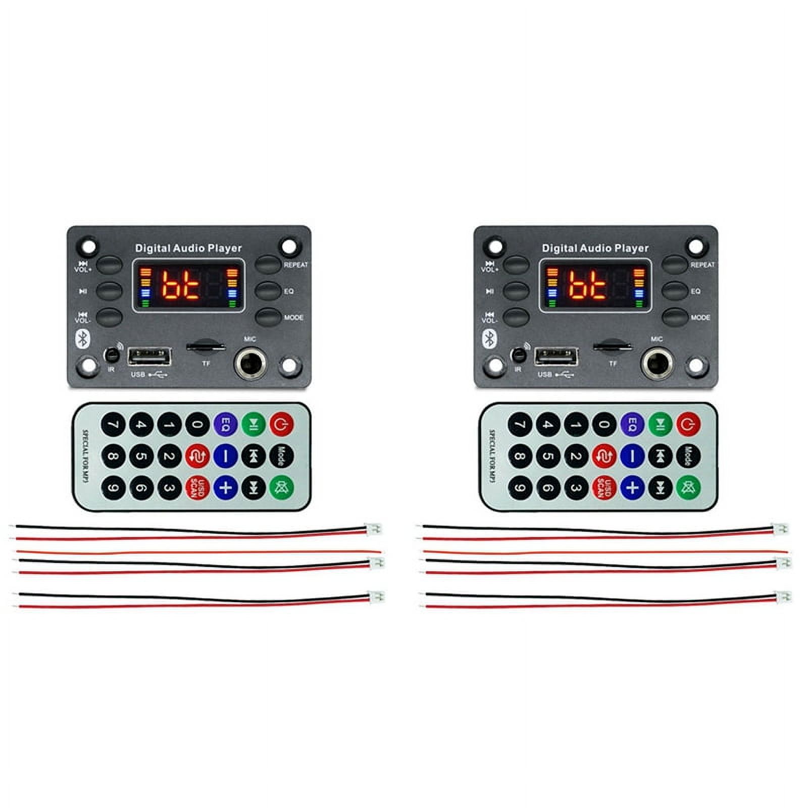 Scheda Amplificatore Bluetooth 2x25W Con Decodifica MP3, Radio FM E Microfono – Lwaviwer JQ-D136BT