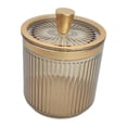 thumbnail image 1 of Soporte para almohadilla de hisopo de algodón Yuyangstore organizador de maquillaje marrón claro, 1 of 8