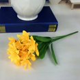 thumbnail image 3 of Mdesiwst 1 Bouquet Artificial Mini Lily Flower,24 Heads Plants Home Office Wedding Party Decor, 3 of 9
