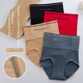 thumbnail image 2 of Braguitas de cintura alta para adelgazar el abdomen y las caderas después del parto, moldeadoras de cuerpo para mujer, bragas adelgazantes con sujeción gástrica fina de verano, 2 of 5