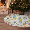 thumbnail image 5 of Sikiie Skateboard Nativity Christmas Tree Skirt, Jesus Christian Winter Holiday Tree Mat Decoration(30-48IN)48", 5 of 6