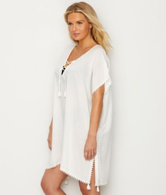 Pour Moi Siesta Cover Up White 91000