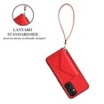 thumbnail image 2 of Allytech Galaxy A54 5G Wallet Case with Hand Wrist, Luxury PU Leather Shockproof RFID Blocking Cards Slots Stand Magnetic Closure Phone Case Cover for Samsung Galaxy A54 5G, Red, 2 of 9