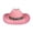 Pink, variant on Western Cowboy Hat for Kids Boys Girl Classic Roll Up Hat with Buckle Belt Size,3-15 Years
