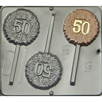 3385 "50" POP Lollipop Chocolate Candy Mold