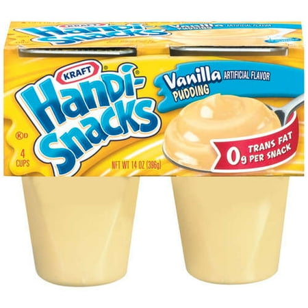 Kraft Handi-Snacks: Vanilla 4 Ct Pudding, 14 oz