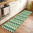 thumbnail image 2 of Runner Rug 2'x6', St. Patrick's Day Washable Non-Slip Hallway Runner Rugs, Green Shamrock Irish Lucky Leaves Bedside Rugs Floor Mats Carpet Runners for Kitchen Bathroom Laundry Room, 2 of 8