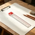 thumbnail image 4 of Kilougeis 2026 New Clear Plastic Ruler,Clear Ruler with Centimeters And Inches,Straight Plastic Ruler for Home And Office Drawing Measuring Tools, 4 of 5