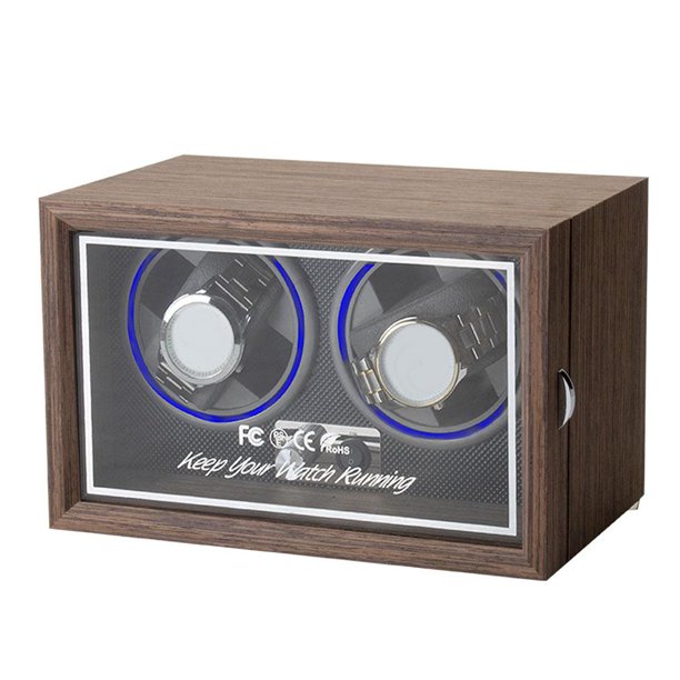 Reloj automático de bobinadora Fernando soporte de reloj para reloj mecánico dormitorio negro