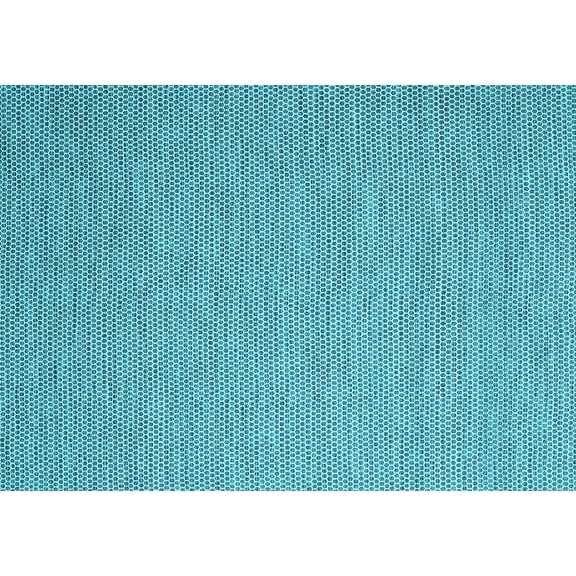 Ahgly Company Indoor Rectangle Abstract Light Blue Contemporary Area Rugs, 3' x 5'