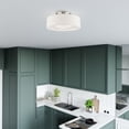 thumbnail image 6 of Livex Lighting - Ellsworth - 3 Light Semi-Flush Mount In Transitional Style-7.75, 6 of 12