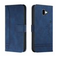thumbnail image 1 of Funda con tapa estilo vintage para Samsung J6 Plus, ranura para múltiples tarjetas, protección total, estilo retro, material PU+TPU, 1 of 5