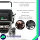 thumbnail image 5 of MEDICAL STORE Silla De Ruedas Eléctrica De Lujo Silla Plegable de Acero de Alta Resistencia Color Negro Incluye Cinturón de seguridad y Control Joystick., 5 of 11