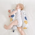 thumbnail image 2 of Almohada cómoda de algodón para bebé, cojín de respaldo para dormir lateral para recién nacido, almohada de protección para dormir con rollo de cuello anticaída para niño pequeño, 2 of 4