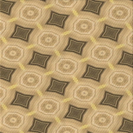 

Ahgly Company Indoor Square Patterned Yellow Orange Area Rugs 5 Square