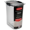 thumbnail image 2 of PYYAN-Brilliance 16-Cup Airtight Food Storage Container with Lid Clear/Grey - optimal for pantry organization flour sugar and food storage, 2 of 4