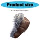 thumbnail image 3 of Winter Warm Faux Furs Caps for Women Girl PU Leather Ear Flap Hat Outdoor Activity Trapper Hat for Mountain Climbing Coffee color, 3 of 4