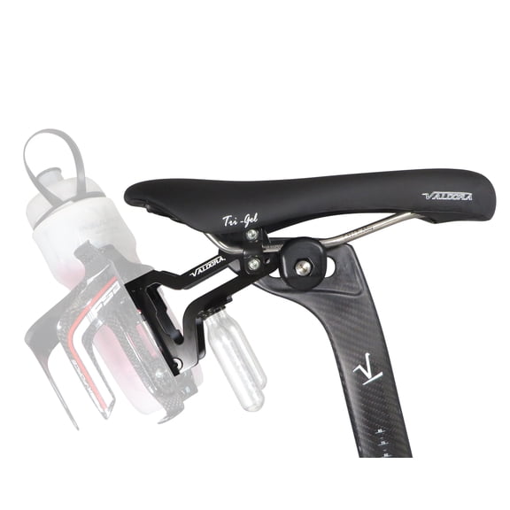 Valdora Triathlon Bike Accessories Under Saddle Alloy Bottle Cage Rack Dual Water Bottle Mount - Behind Seat
