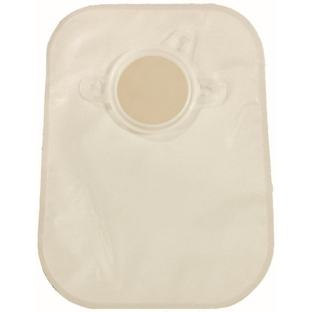 SecuriT™ TwoPiece Closed End Opaque Filtered Ostomy Pouch, 8 Inch