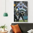 thumbnail image 4 of Ezekiel Elliott Canvas Poster Canvas Wall Art Poster Decorative Bedroom Modern Home Print Picture Artworks Posters 16x24inch(40x60cm), 4 of 6