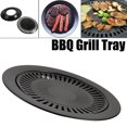 thumbnail image 3 of BBQ Grill Rack Barbeque Kitchen Barbecue Pan Indoor Outdoor Nonstick Roasting Trays Tool, 3 of 8