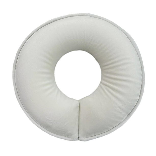 Almohada boca abajo, transpirable, ergonómica, ligera, de espuma viscoelástica. Blanco