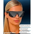 thumbnail image 4 of Grinderpunch Running and Baseball Sport Sunglasses for Men and Women, UV400 Protection - Black, 4 of 7