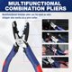 thumbnail image 4 of Alicates Linesman WORKPRO 6 en 1 de 20 cm con cortador de alambre y pelador, 4 of 7