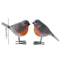thumbnail image 3 of Garden Robin Birds Ornaments Backyard Decor Statues for Yard and Patio Lawn Cute Birds Indoor Outdoor Home Decoration Figurines Animal Statue Sculpture, 3 of 5