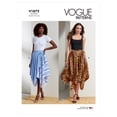thumbnail image 2 of Vogue Sewing Pattern V1872 - Misses' Skirts, Size: F5 (16-18-20-22-24), 2 of 6