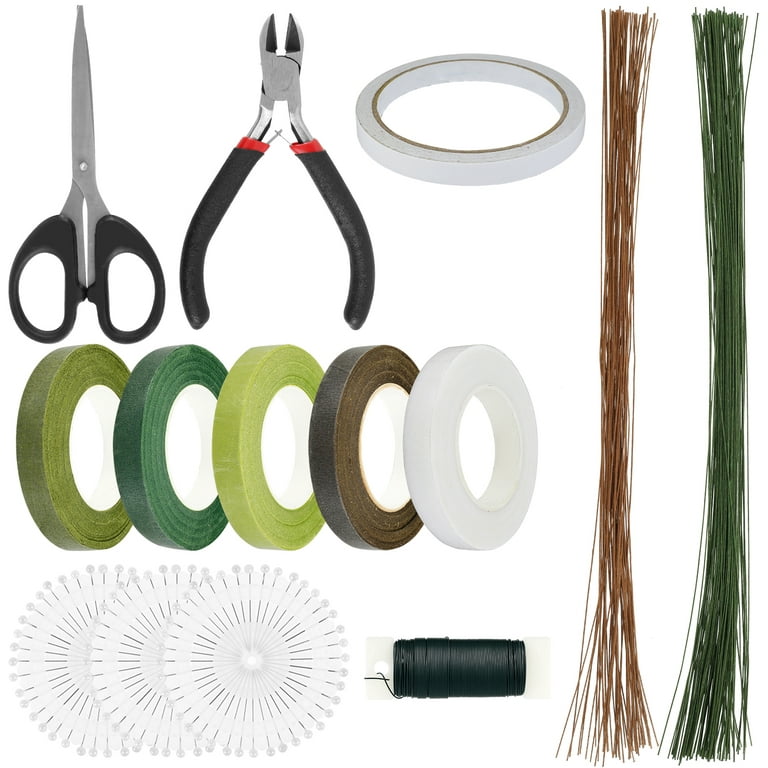 Fadoub Floral Tape and Wire, Floral Arrangement Kit, with 26 Gauge Floral  Wire Stem 22 Gauge Paddle Floral Wire Waterproof Floral Tape and Wire