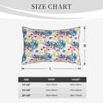 thumbnail image 4 of Honeii Colorful Chameleons Pattern Decorative Throw Pillow Case - Elevate Your Couch, Sofa, or Bed with Stylish Home Decor-16"x24", 4 of 6