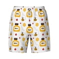 thumbnail image 4 of Lsque Mens Swim Trunks Bees and Flowers Pattern - Bathing Suit Compression Liner - Beach Swim Shorts Swimwear - (S-3XL) - Stretch Quick Dry -Large, 4 of 9