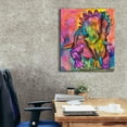 thumbnail image 3 of Epic Graffiti 'Triceratops' by Dean Russo, Canvas Wall Art, 26"x30", 3 of 8