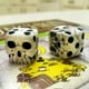 thumbnail image 5 of Dados de esqueleto de Halloween, 5 piezas de dados de esqueleto de esqueleto blanco de Halloween, dados de juego, apariencia llamativa, 5 of 9