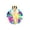 Multicolor, variant on Yyuenw Christmas Ball Ornament Christmas Ball Decoration Christmas Courtyard Outdoor LED Luminous Holiday Pendant