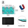 thumbnail image 2 of Holiday Ice Cream 2 Pack 4x2.5 Inch Magnetic Stickers Thick and Strong for Fridge Dishwasher Teaching, 2 of 5