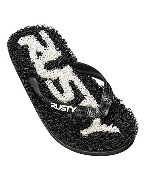 rusty flip flops