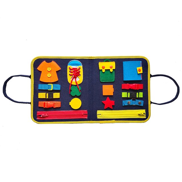 Tablero Ocupado Niños Vestirse Tablero De Aprendizaje Habilidades De Vestir Placa De Aprendizaje Habilidad Básica Ayuda De Enseñanza Para La Escuela En El Hogar Educación Temprana Yuarrent FN003421-02