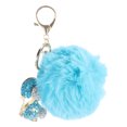 thumbnail image 1 of Divertido llavero de peluche con forma de ratón pequeño con diamantes de imitación, llavero decorativo para llaves, colgante para bolsa de regalo para niñas y niños (azul cielo), 1 of 7