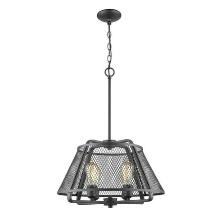 

4 Light Pendant in Transitional Style 19 inches Wide By 26.5 inches High-Bronze Finish Bailey Street Home 372-Bel-2568335