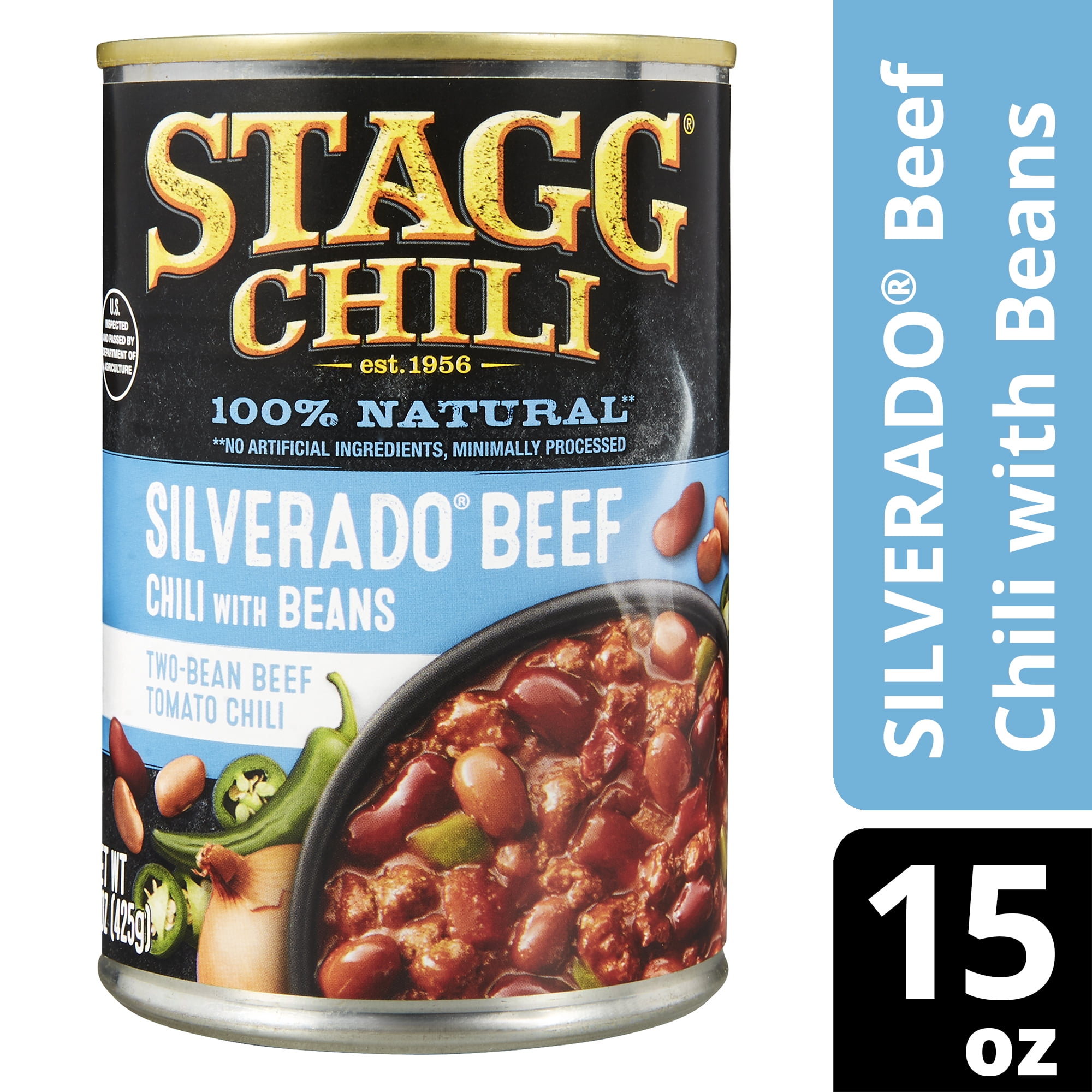 Stagg Silverado Beef Chili with Beans, 15 oz