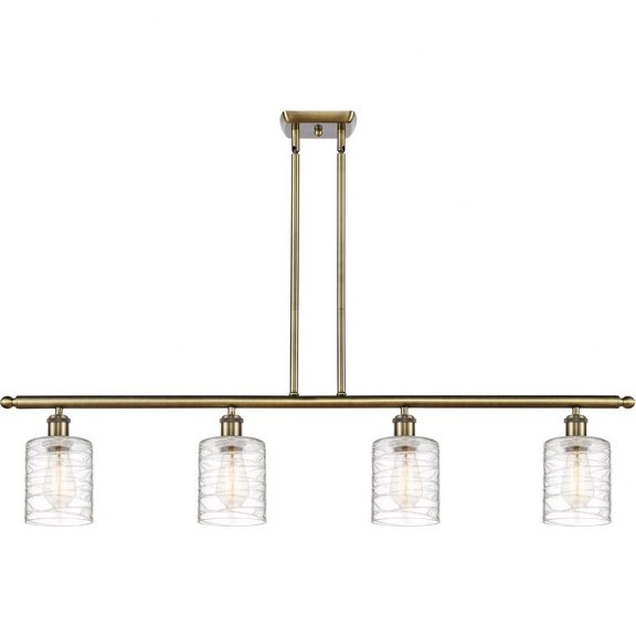 Innovations Lighting - Cobbleskill - 4 Light Island In Art Nouveau Style-10